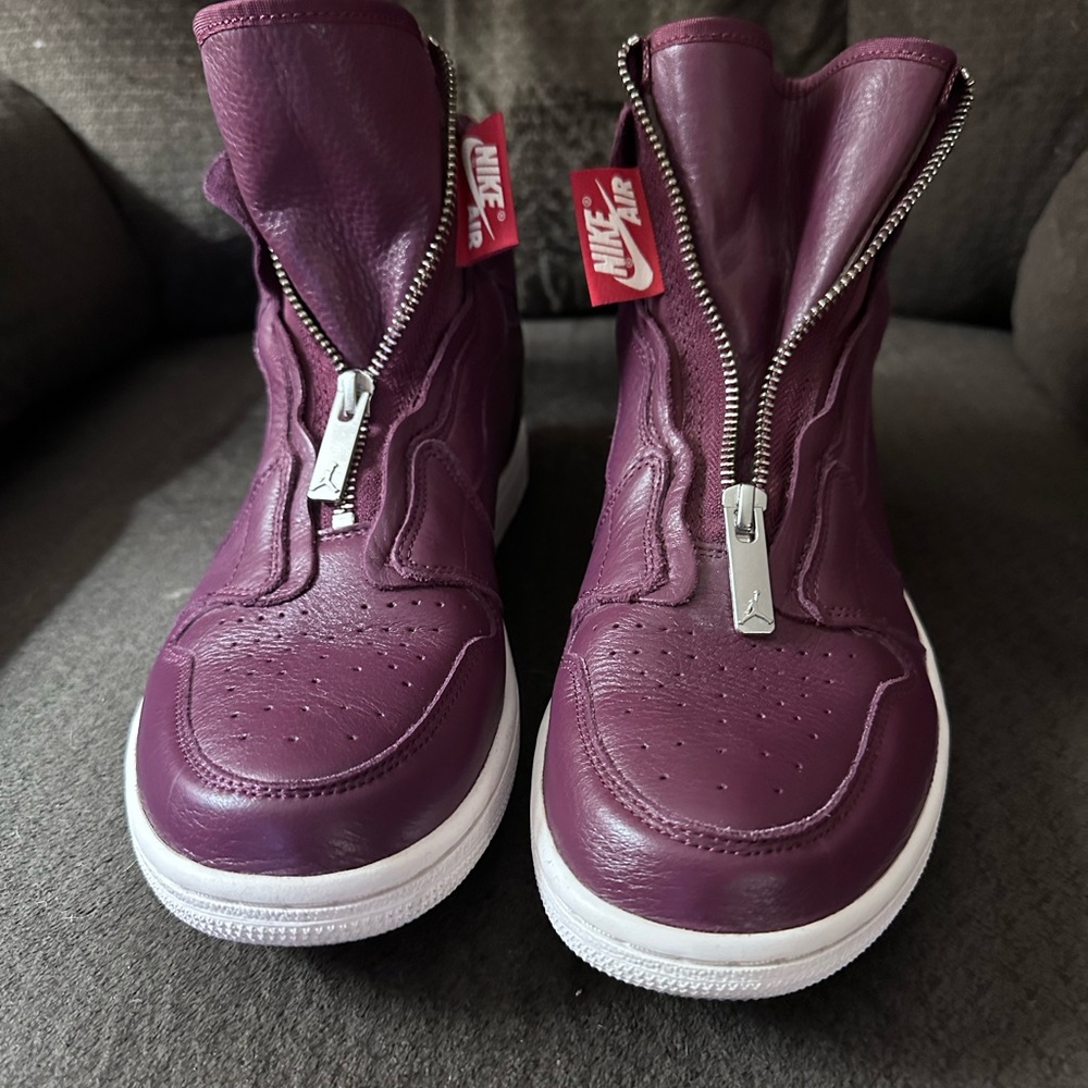 Nike Air Jordan Purple High-Top Sneakers with Zipper women’s 9.5